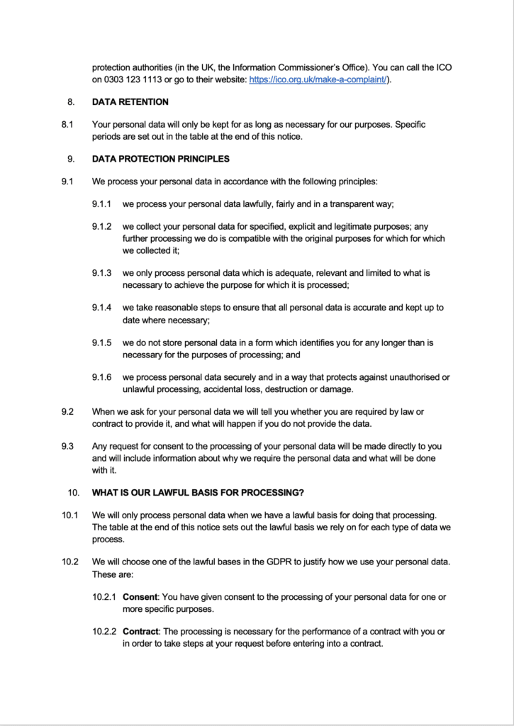 A sample clay shooting event agreement template.